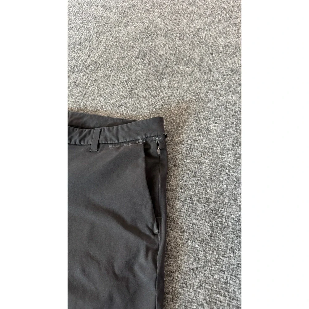 Lululemon Mens Commission Short 9 Obsidian Dark Grey Performance Golf Chino 38